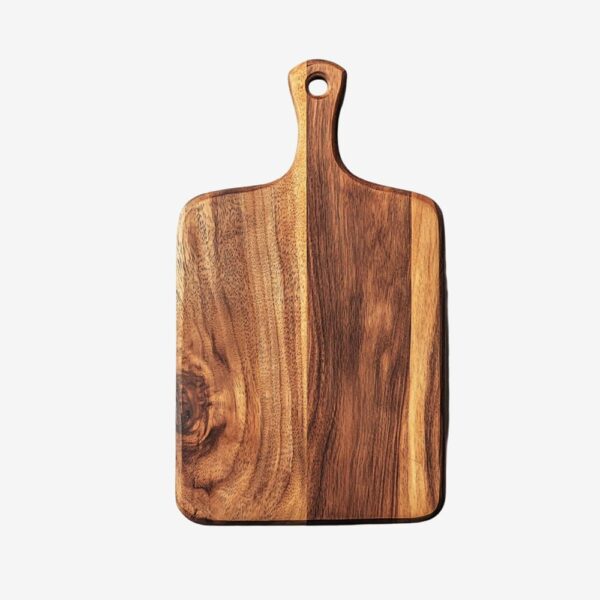 Rustic Wooden Cutting Board with Handle