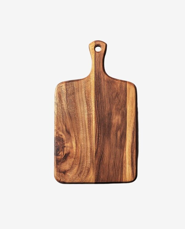 Rustic Wooden Cutting Board with Handle