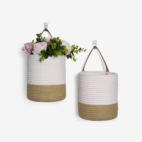 Hanging Storage Baskets with Handles