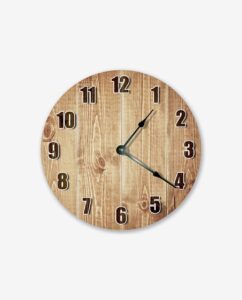 Second image of Vintage Wooden Gear Wall Clock
