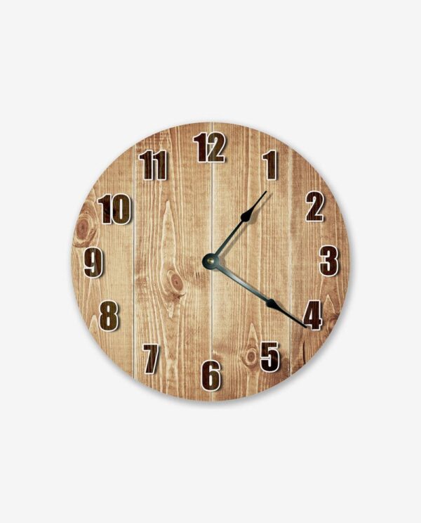Second image of Vintage Wooden Gear Wall Clock