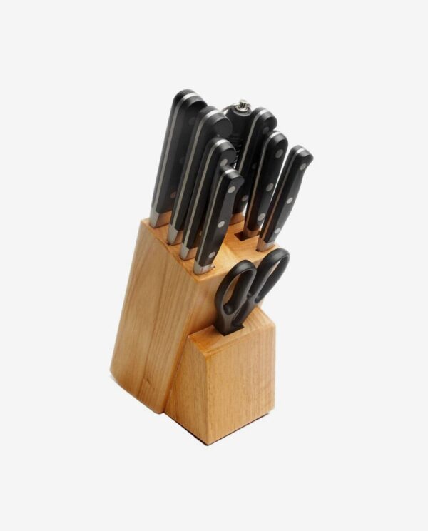 Second image of Bamboo Knife Block with Storage Slots