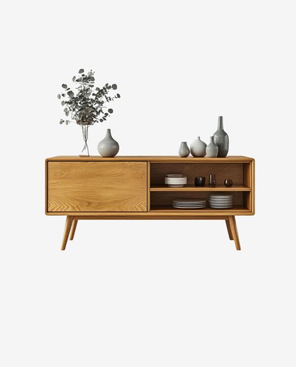 Second image of Stylish Wooden Sideboard with Drawers