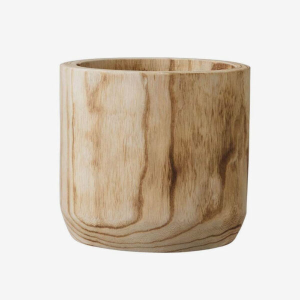 Natural Wood Plant Pot Container