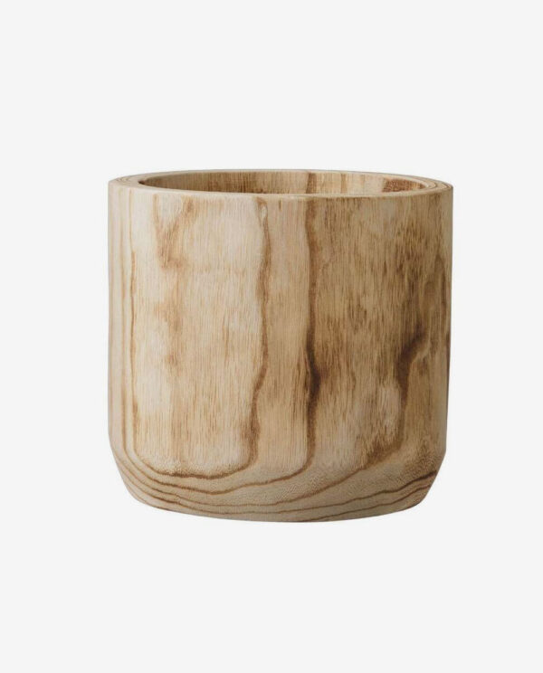 Natural Wood Plant Pot Container