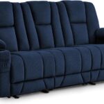 Luxury Power Reclining Sofa with Massage & Heat