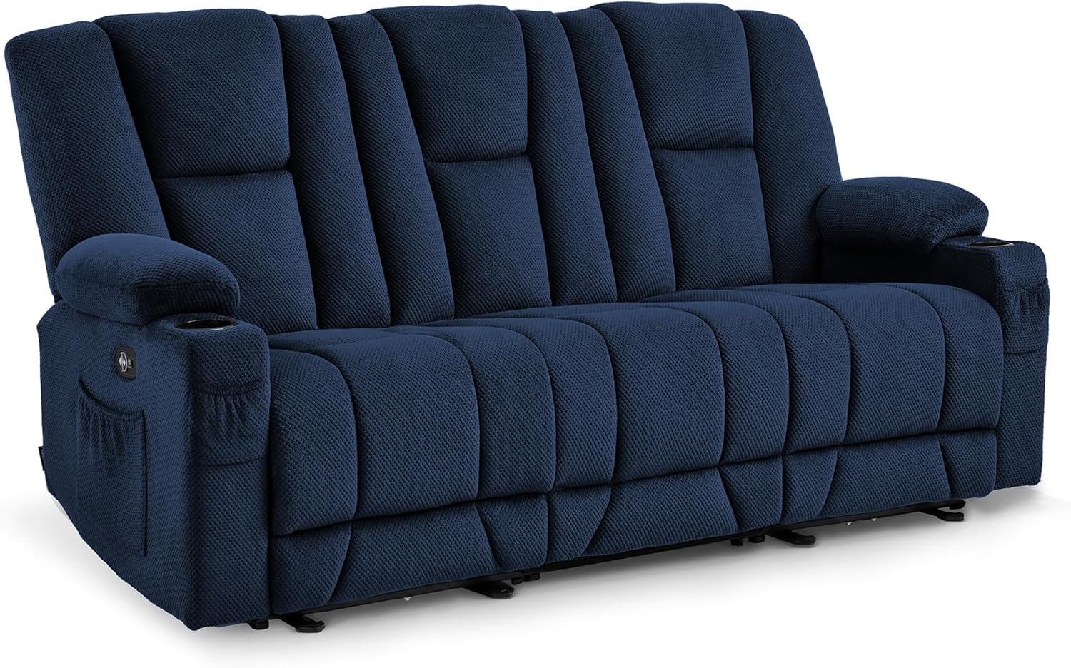 Luxury Power Reclining Sofa with Massage & Heat